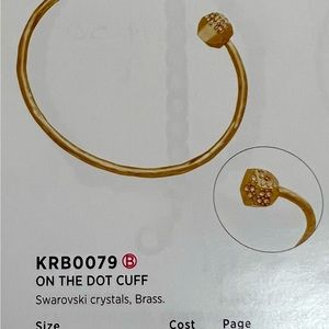 Pair of Silpada designs “On the Dot cuff” and “Navette stretch bracelet”, VGUC